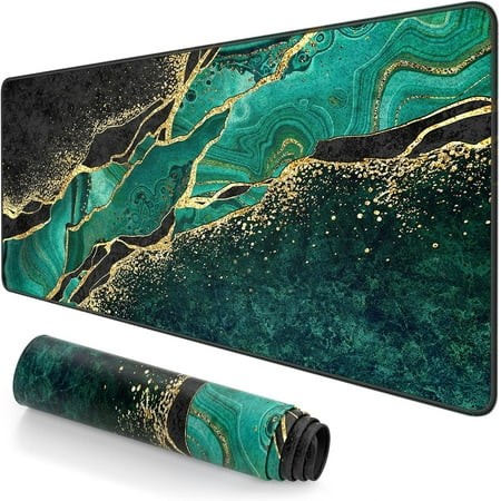 Extended Large Mouse Pad  XXL Gaming Mousepad 31.5 X 15.7 Inch  Big Computer Keyboard Desk Pad  Waterproof Mouse Mat with Stitched Edges and Non-Slip 