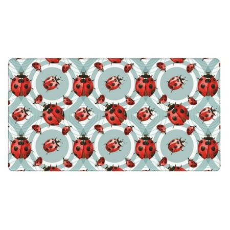 Bingfone Insects Large Gaming Mouse Pad Extended Desk Mousepad with Stitched Edges Non-Slip Base Water Resist Keyboard Pad for Gamer  Office & Home  2