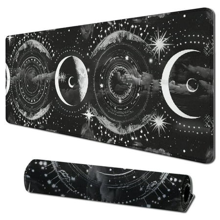 Cbxzyzzc Extended Gaming Mouse Pad Large Desk Pad  Big Computer Keyboard Mousepad  Waterproof Mouse Mat with Stitched Edges and Non-Slip Base for Wome