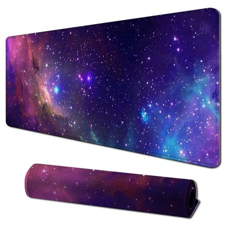 Plloopoed Large Mouse Pad  Full Desk XXL Extended Gaming Mouse Pad   Waterproof Desk Mat with Stitched Edges  Non-Slip Laptop Computer Keyboard Mousep
