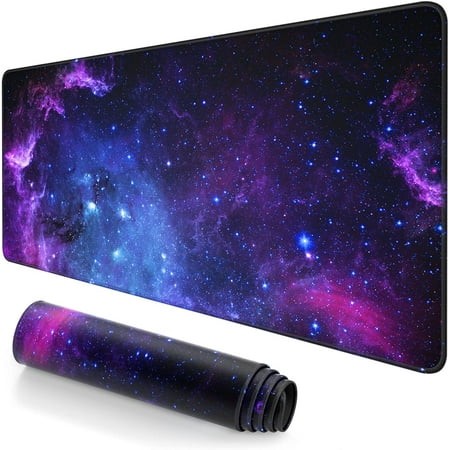 Extended Large Mouse Pad  XXL Gaming Desk Pad 31.5 X 15.7 Inch  Big Computer Keyboard Mousepad  Waterproof Mouse Mat with Stitched Edges and Non-Slip 