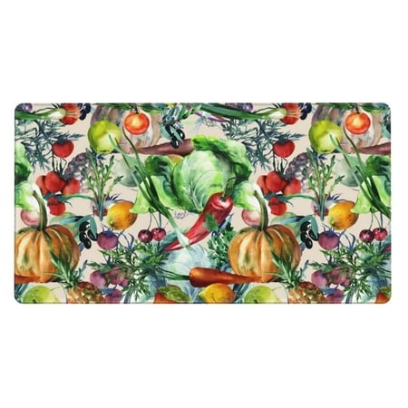 Bingfone Vegan1 Large Gaming Mouse Pad Extended Desk Mousepad with Stitched Edges Non-Slip Base Water Resist Keyboard Pad for Gamer  Office & Home  29