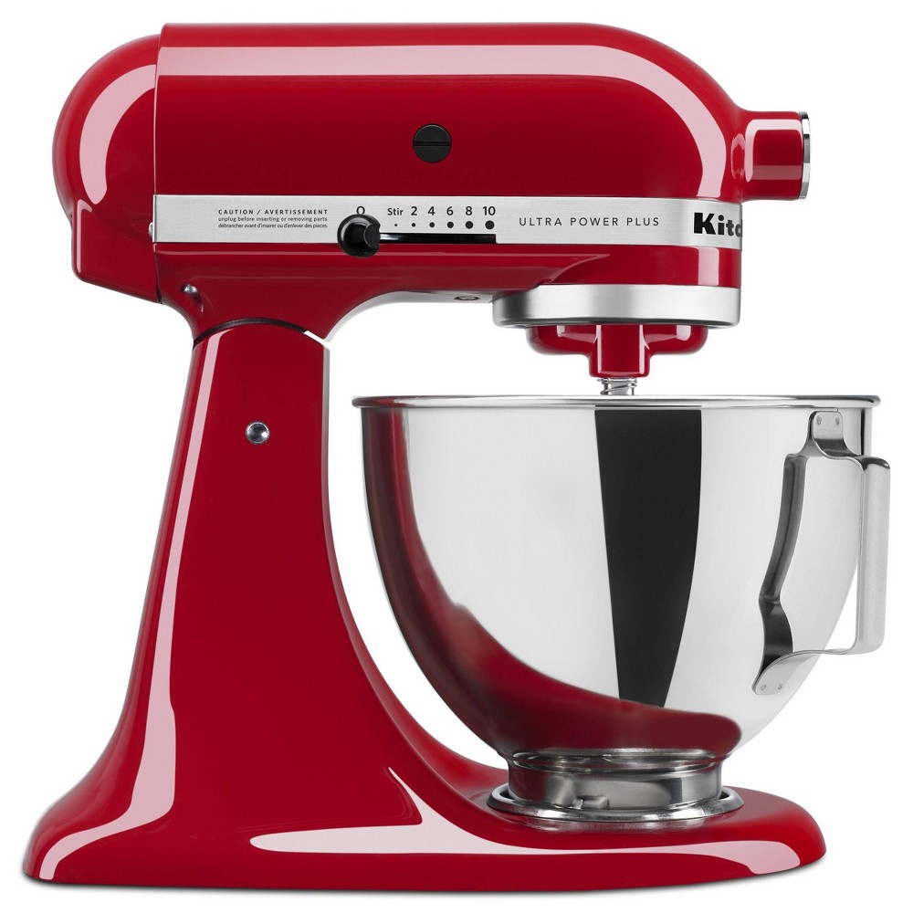 KitchenAid Ultra Power Plus 4.5 Qt Tilt-Head Stand Mixer - KSM96ER Red