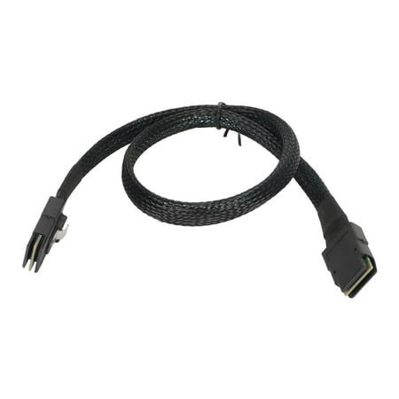 KAUU SAS Cable SFF?8654?4 SATA 7 Pin Array Disk Faster Transmission Mini PVC Computer Accessories 0.5meter / 1.6ft