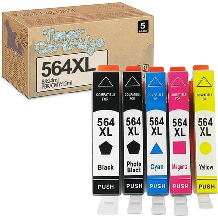 Compatible for Hp 564Xl Ink Cartridge Replacement for Hp 564Xl 564 Xl for Hp Deskjet 3520 3522 Officejet 4620 Photosmart 5520 6510 6515 6520 7520 7525