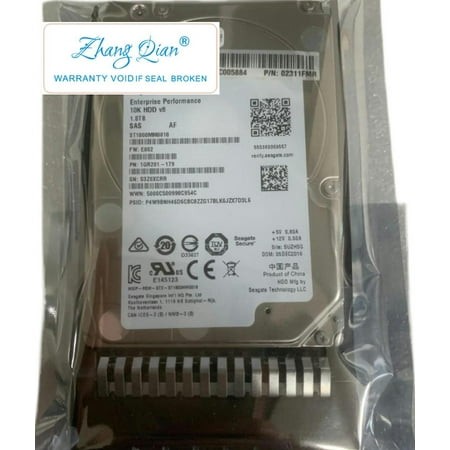 For 1.8TB 1.8T 10K 12Gb RH2288 5588 V3 V5 02311FMR