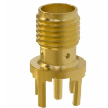 Pack of 4 142-0701-201 SMA Connector Jack  Female Socket 50 Ohms Through Hole Solder :RoHS