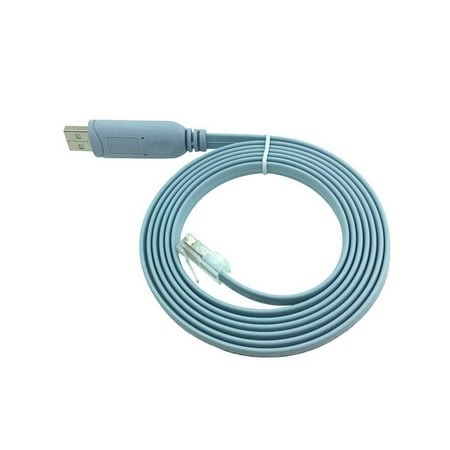 1.8M USB to RJ45 for Cisco USB Console Cable Debug Line for Cisco H3C HP Arba 9306 Huawei Router Rollover Console 1pc