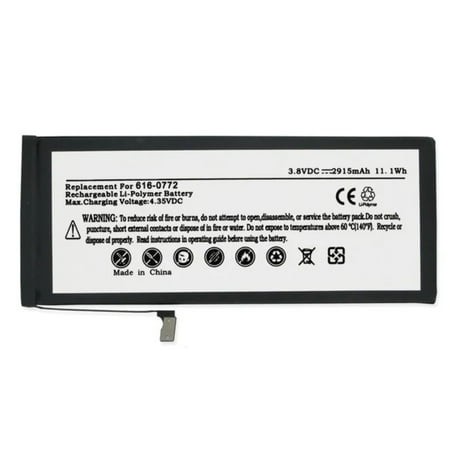Batteries N Accessories BNA-WB-BLP-1427-3 Cell Phone Battery - Li-Pol  3.8V  2915 MAh  Ultra High Capacity Battery - Replacement for Apple 616-0765 Ba