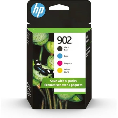 902 Ink Cartridges Compatible for HP 902XL Ink Cartridges (4-Pack) Work with Officejet Pro 6978 6974 6975 6960 Officejet 6951 6954 6956 Printers