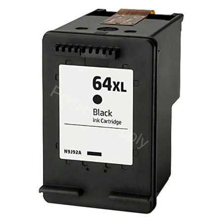 High-Yield Black Ink Cartridge for HP 64XL(N9J92AN) - Fits HP 7955e 7958e 6220 6222