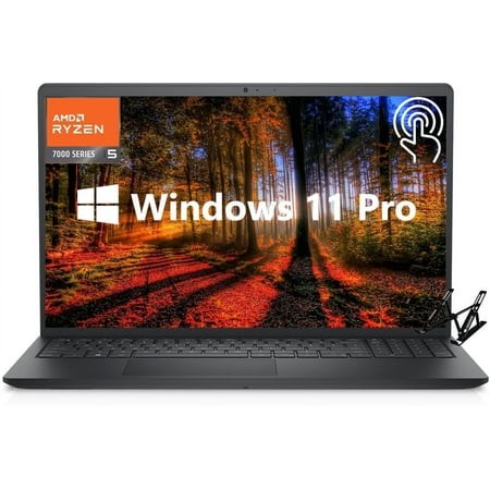 Dell Inspiron 15 3535 Laptop Computer  15.6  FHD Touchscreen  16GB RAM  1TB SSD  AMD Ryzen 5 7530U  Student and Business Laptop  Windows 11 Pro  Wi-Fi