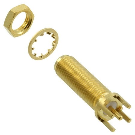 Pack of 2 142-0701-491 CONN SMA Jack STR 50 OHM PCB :RoHS
