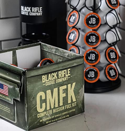 Black Rifle Coffee Company Supply Drop Variety Pack, with Silencer Smooth, AK Espresso, Just Black, and Beyond Black Blends, 48 Coffee Pods thumbnail