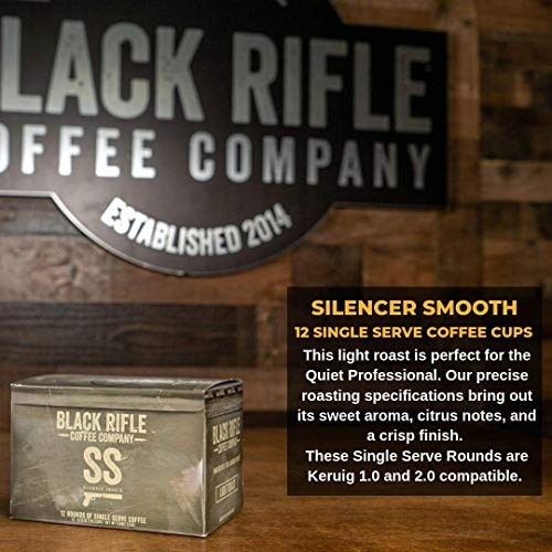 Black Rifle Coffee Company Supply Drop Variety Pack, with Silencer Smooth, AK Espresso, Just Black, and Beyond Black Blends, 48 Coffee Pods thumbnail
