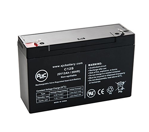 Exide PW 5105-1000 6V 12Ah UPS Battery - This Is an AJC Brand® Replacement thumbnail
