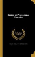 Essays on Professional Education by Richard Lovells 1744-1817 Edgeworth Hardcover | Indigo Chapters
