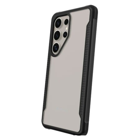 Photo 1 of Onn. Dual-Layer Phone Case for Samsung Galaxy S24 Ultra 5G - Black/Clear