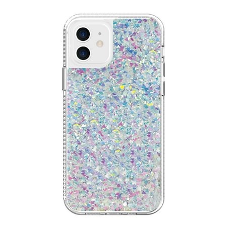 Photo 1 of Onn. Phone Case for iPhone 12 / iPhone 12 Pro - Iridescent Glitter Fleck