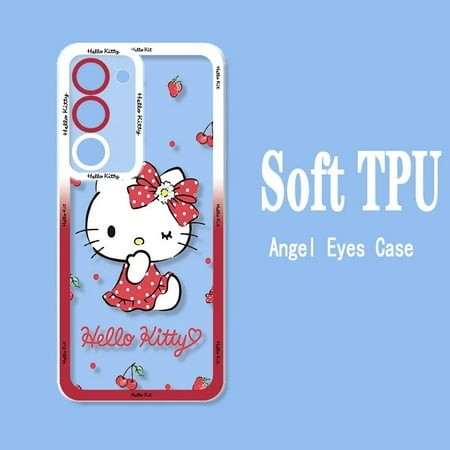 Cute Melody Hello Kitty for Samsung A24 73 72 71 53 52 51 50 42 33 32 31 30 23 22 13 4G 5G A21 05 S Angel Eyes Phone Case