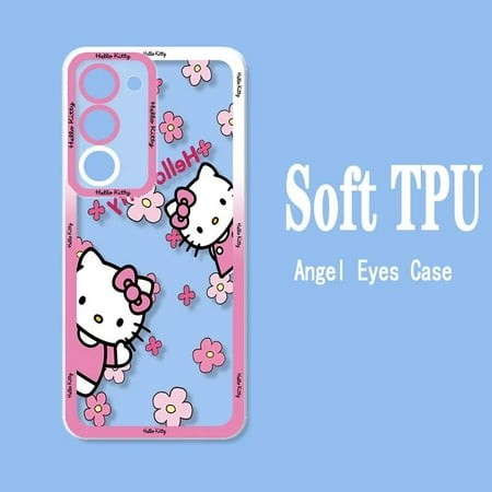 Cute Melody Hello Kitty for Samsung A24 73 72 71 53 52 51 50 42 33 32 31 30 23 22 13 4G 5G A21 05 S Angel Eyes Phone Case