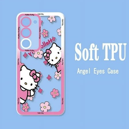 Cute Melody Hello Kitty for Samsung A24 73 72 71 53 52 51 50 42 33 32 31 30 23 22 13 4G 5G A21 05 S Angel Eyes Phone Case