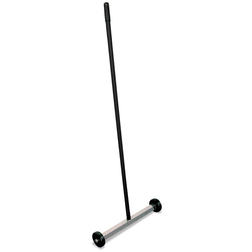 Master Magnetics Magnetic Sweeper with Wheels - Rolling Magnet Sweeper - Powerful Magnetic Tool for Lawn and Shop Use - Pick up Nails and Other Metal 
