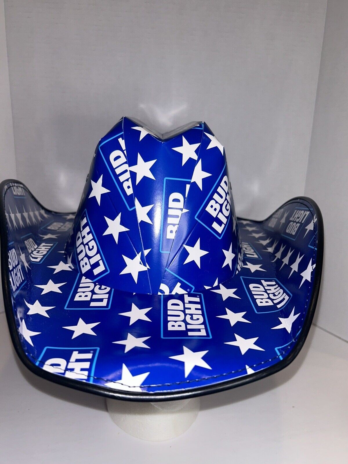 Bud Light Cowboy Hat Beer Box Cardboard One Size Adult Party USA American Beers thumbnail