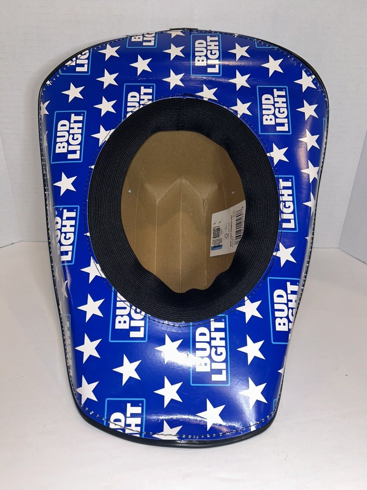Bud Light Cowboy Hat Beer Box Cardboard One Size Adult Party USA American Beers thumbnail