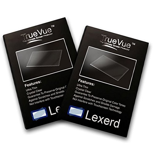 Lexerd - Kenwood DNX-9980 TrueVue Crystal Clear in-Dash Screen Protector (Dual Pack Bundle)