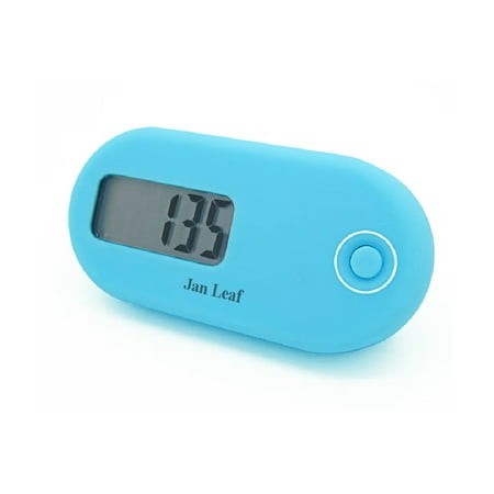 Jan Leaf Pedometers  30 Days Memory  Accurate Step Counter  Walking Distance Miles/Km