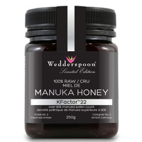 Wedderspoon 100% Raw Premium Manuka Honey 90 KFactor 22