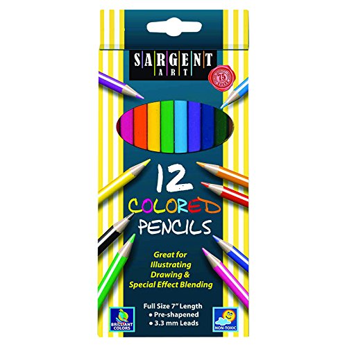 Wholesale Sargent Art 12 Ct. Coloring Pencils(72x$1.49)