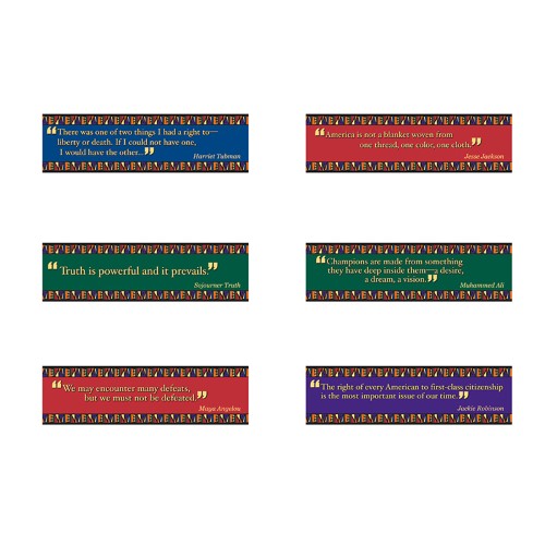 Edupress Black American Quotes Mini Bbs 3619