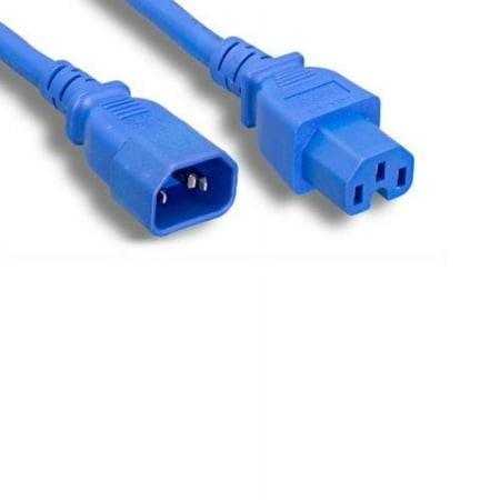 Kentek Blue 3 Feet AC Power Cable for Cisco Catalyst 5000 5509 5505 5002 WS-C5518 Power Supply to PDU UPS