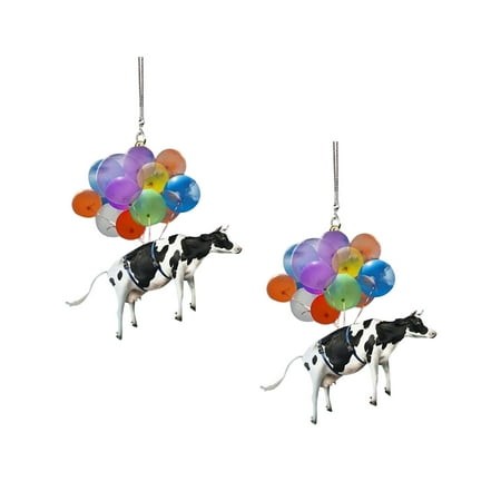 EIALIVE Car with Colorful Ornament Gift Ornament Aerosphere Cute Cows Hanging Hanging Home Decor Balloon One Size