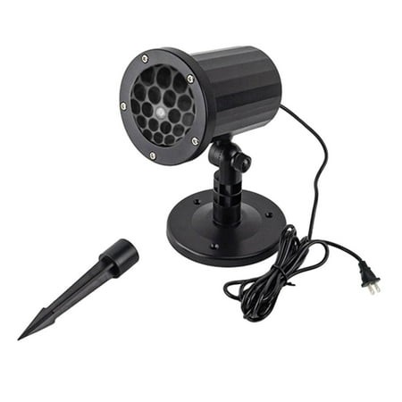 DGOO Christmas LED Projection Light Ambience Decorations 16 Pattern Colorful Rotating Portable Mini LED Stage Lights Holiday Family Party Supplies Chi