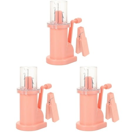 3 Sets Hand Rope Knitting Machine Simple Mill Rotating Decor Decorate Braided Hair Braider Designs DIY