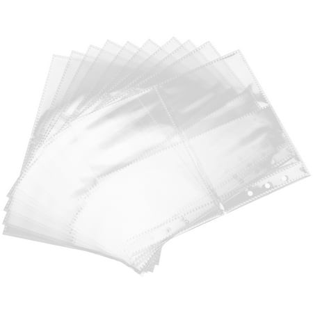 Eease Ring Pops A5 Binder Refill Pages - 30 Clear Photo Sleeves