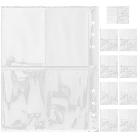 Eease Ring Pops A5 Binder Refill Pages - 30 Clear Photo Sleeves