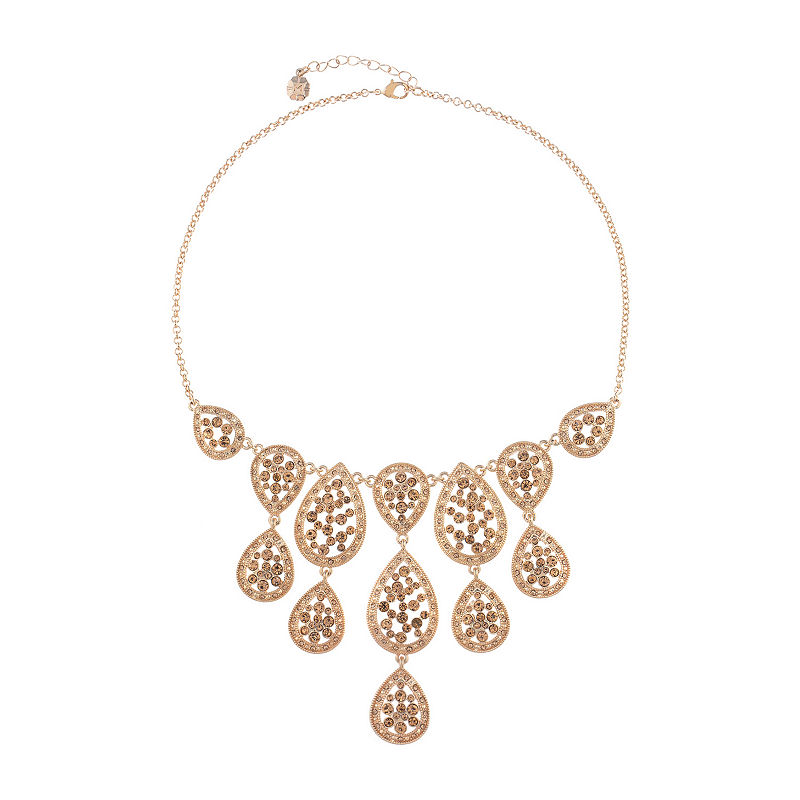 Monet Jewelry Golden Hour 18 Inch Cable Collar Necklace, One Size , Orange