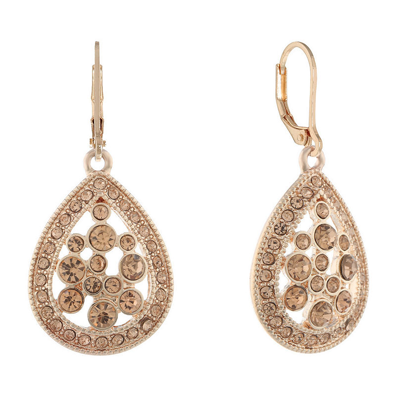 Monet Jewelry Golden Hour 1 Pair Orange Drop Earrings, Womens