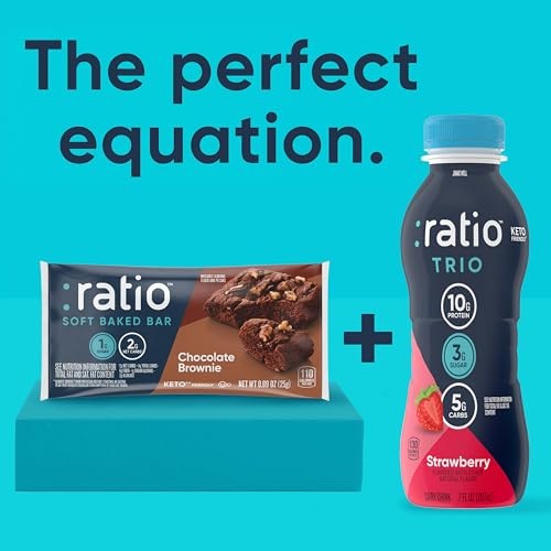 Ratio Dairy Drink, Strawberry, 10g Protein, Keto Friendly, 7 FL OZ thumbnail