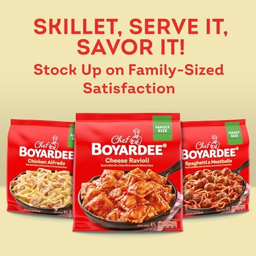 Chef Boyardee Cheese Ravioli, Family Size Skillet Meal, Frozen Meal, 40 Oz. thumbnail
