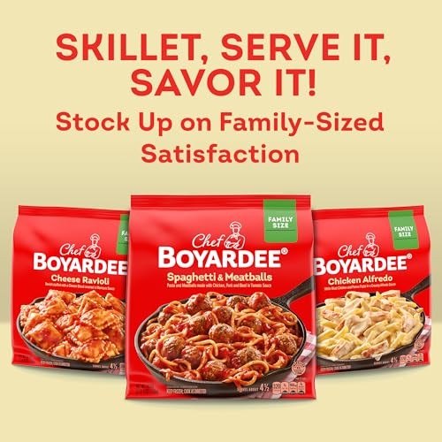 Chef Boyardee Spaghetti and Meatballs Family Size Skillet Meal, Frozen Meal, 40 Oz. thumbnail