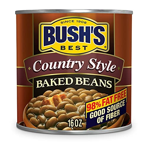(12 Pack) Bush S Country Style Baked Beans  Canned Beans  16 Oz Can