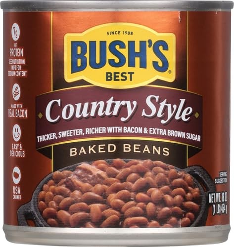 (12 Pack) Bush S Country Style Baked Beans  Canned Beans  16 Oz Can thumbnail