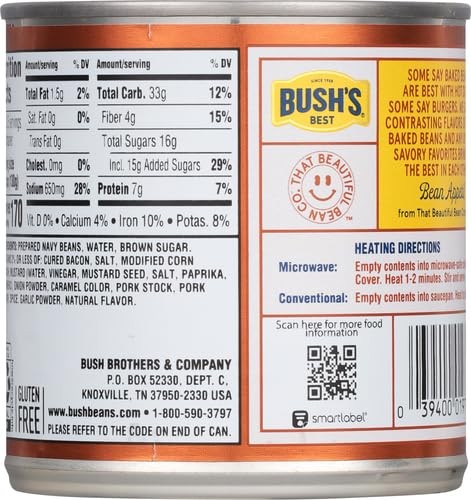 (12 Pack) Bush S Country Style Baked Beans  Canned Beans  16 Oz Can thumbnail