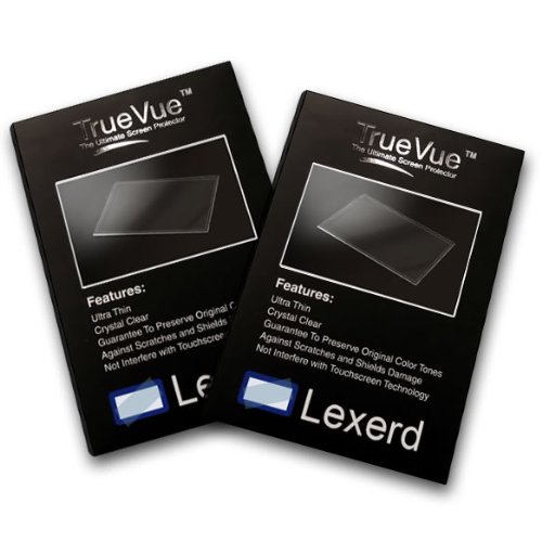 Lexerd - Kenwood DNX-6990 TrueVue Crystal Clear in-Dash Screen Protector (Dual Pack Bundle) thumbnail