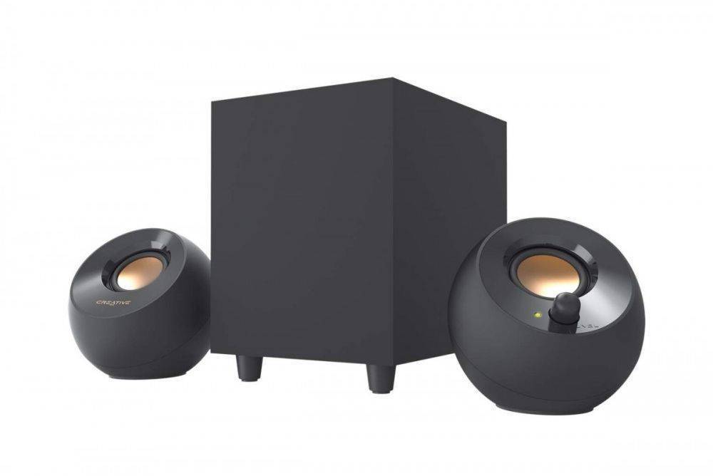 Creative Pebble Plus 2.1 Compact Speakers with Subwoofer Black